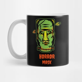 Halloween Mask, Horror Mask, Horror T-Shirt, Horror film, Halloween costume Short. Mug